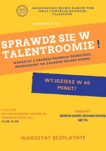 Sprawdź się w talentroomie!