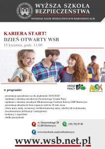 Dzień otwarty WNS Bartoszyce!