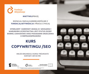 Darmowy kurs copywritingu dla studentów z niepełnosprawnością