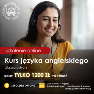 Nowy kurs języka angielskiego dla dorosłych - zapisy trwają!