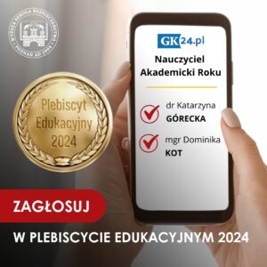 Plebiscyt Edukacyjny 2024: Głosuj na Nauczyciela Akademickiego Roku w woj. zachodniopomorskim