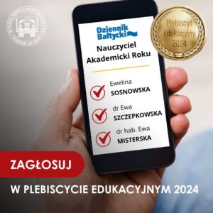 Plebiscyt Edukacyjny 2024: Głosuj na Nauczyciela Akademickiego Roku w woj. pomorskim