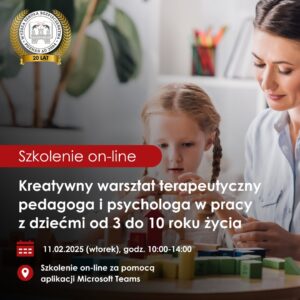 Kreatywny warsztat terapeutyczny pedagoga i psychologa w pracy z dziećmi od 3 do 10 roku życia